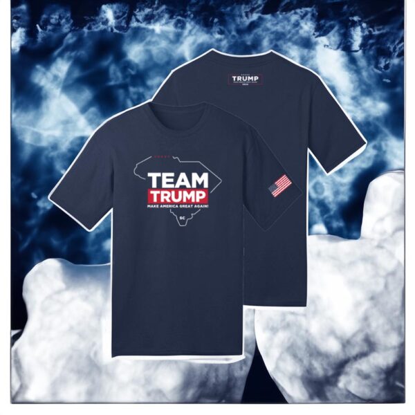 Team Trump South Carolina Navy Cotton T-Shirts