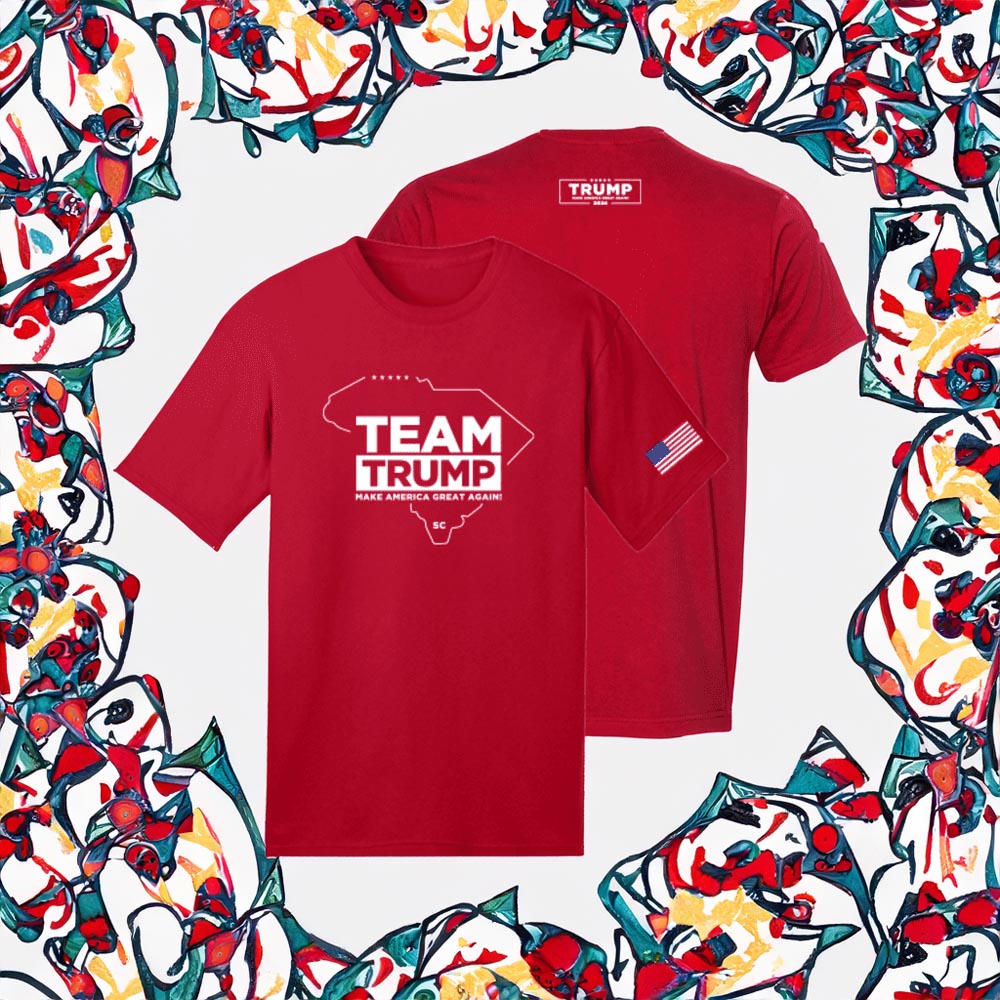 Team Trump South Carolina Red Cotton Shirt