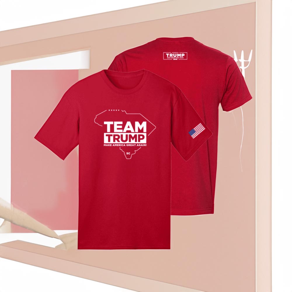 Team Trump South Carolina Red Cotton Shirts