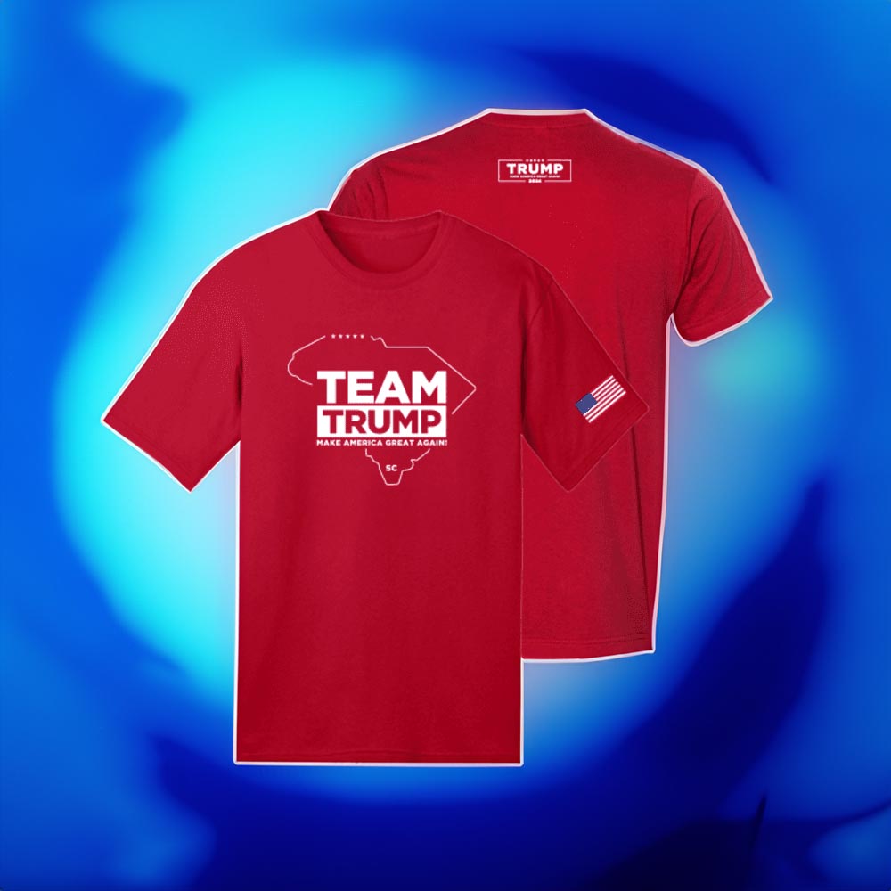 Team Trump South Carolina Red Cotton T-Shirts