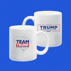 Team Trump South Carolina White Coffee Mug Cups