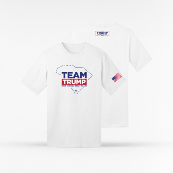 Team Trump South Carolina White Cotton T-Shirt