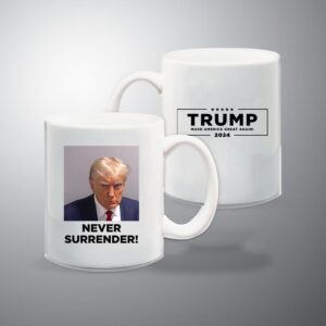 Trump 2024 Never Surrender Mug