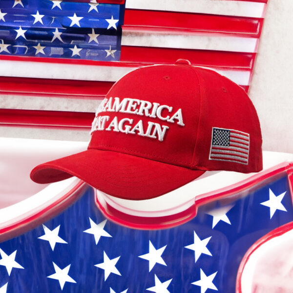 Trump 2024 Official Make America Great Again Stretch-Fit Hat