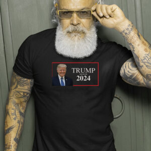 Trump 2024 Presidential Campaign Banner T-Shirt