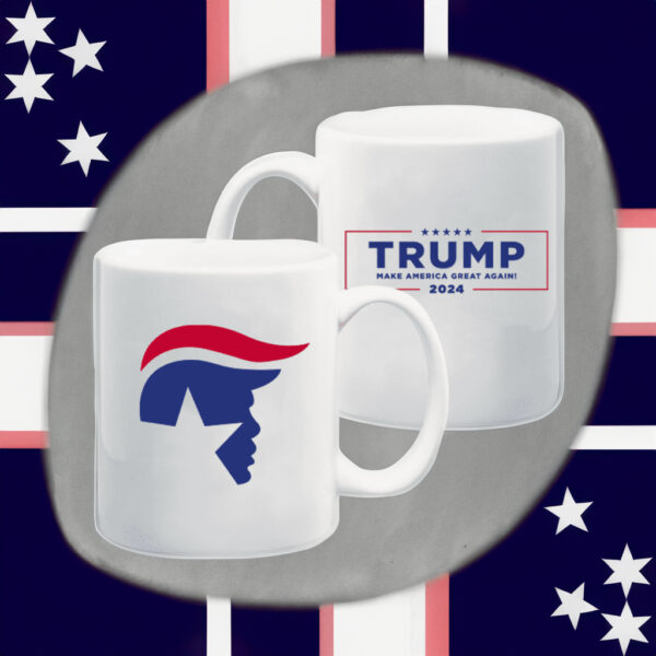 Trump 2024 Silhouette Coffee Mugs