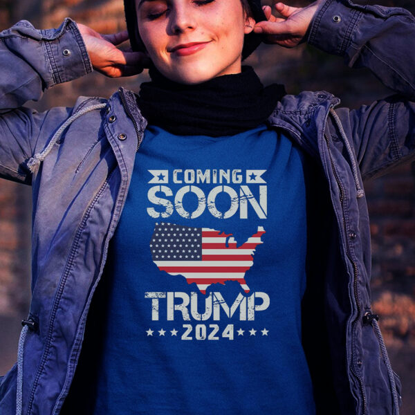 Trump 2024, Trump 2024 American Flag T-Shirt