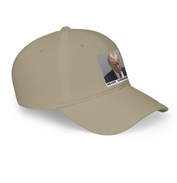 Trump Never Surrender Baseball Cap Side