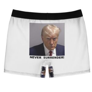 Trump Never Surrender Boxer Briefs