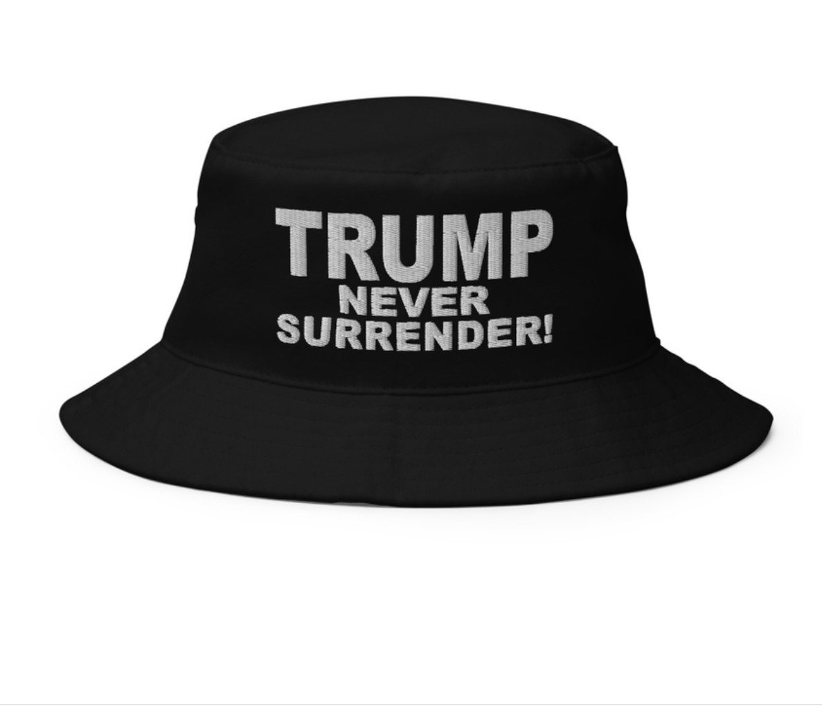 Trump Never Surrender Bucket Hat