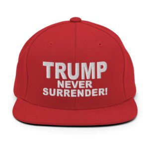 Trump Never Surrender Red Hats