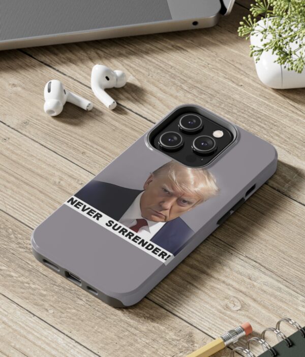 Trump Never Surrender Tough Phone Cases 14 pro