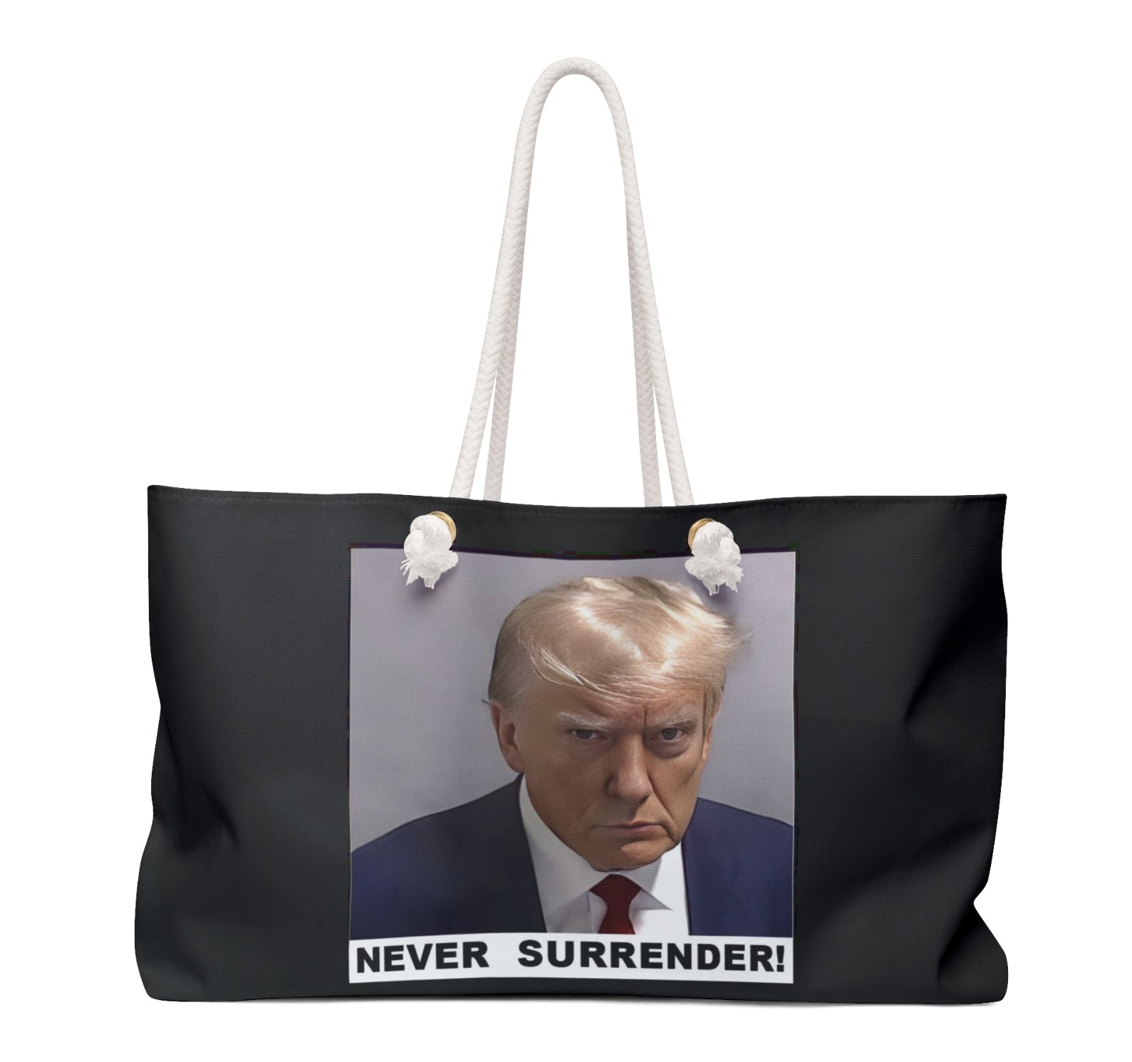 Trump Never Surrender Weekender Bag Back