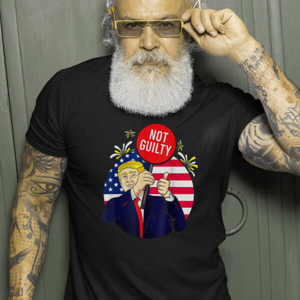 Trump Not Guilty 2024 Free Trump T-Shirts
