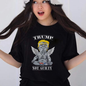 Trump Not Guilty Funny Donald Trump Make America Great Again 2024 T-Shirts