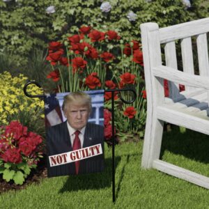 Trump Not Guilty Garden Flags