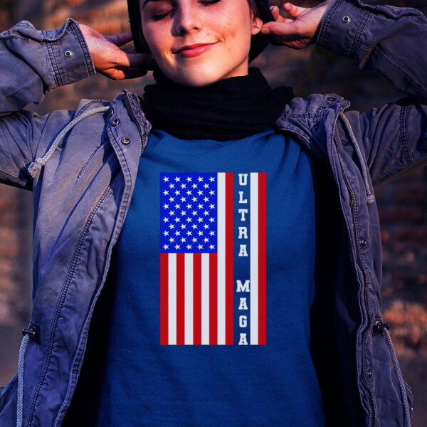 USA Flag United States Of America Ultra MAGA Trump 2024 T-Shirts