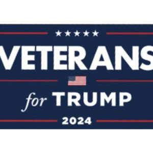 Veterans for Trump 2024 Stickers