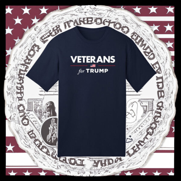 Veterans for Trump Navy Premium Cotton Shirts