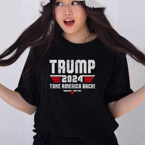 Vintage Donald Trump 2024 Election Take America Back Top T-Shirts