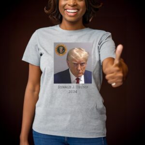 Donald J Trump Presidential Seal Mugshot Shirt