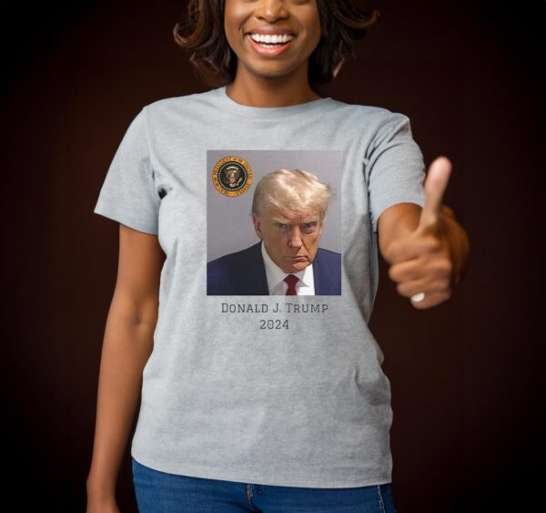 Donald J Trump Presidential Seal Mugshot Shirt
