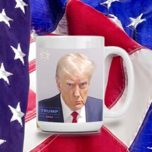Donald Trump Mug Shot Limited Edition Donald Trump Mug Shot Mugs with TRUMP 2024s