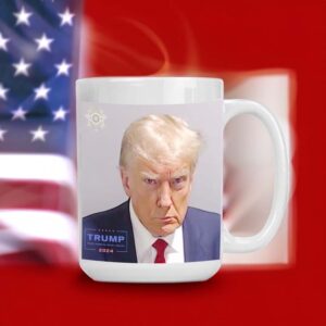 Donald Trump Mugs Shot Limited Edition Donald Trump Mug Shot Mug with TRUMP 2024