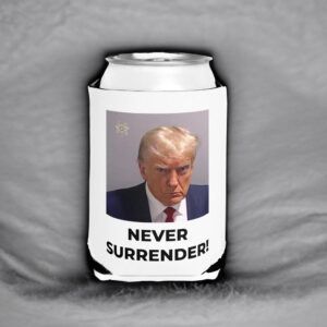 Patriot Legal Defense Fund Trump Never Surrender Beverage Coolers