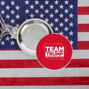 Team Trump Iowa Red 3 Buttons