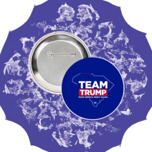 Team Trump South Carolina Blue 3 Buttons