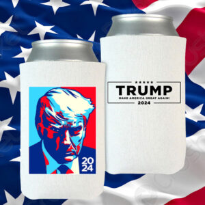 Trump 2024 Colorblock Beverage Coolers