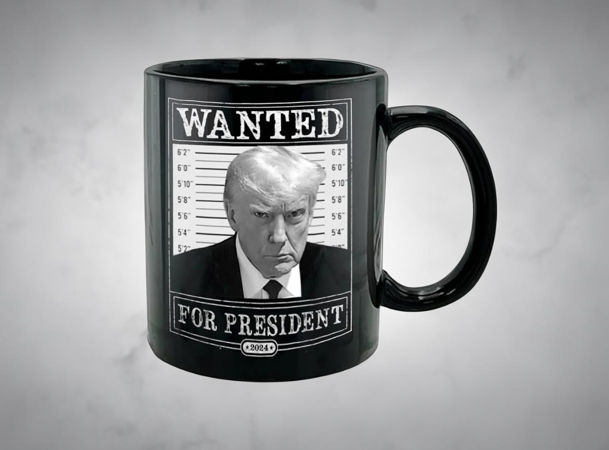 Trump 2024 Wanted Mugshot 11oz Mug
