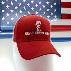 Trump Mugshot Never Surrender Embroidered Hats