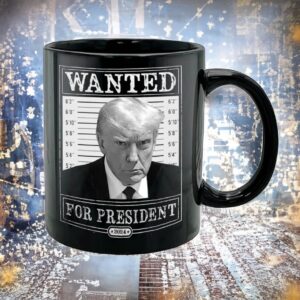 Trump Wanted Mugshot 11oz Mug Cups