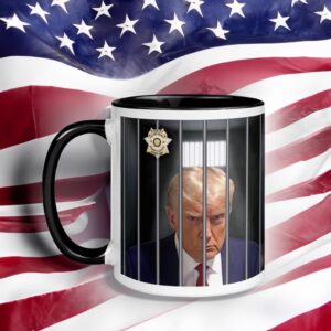 Trump mugshot Mugs, Lock him up , Trump for Prison 2024 Mug