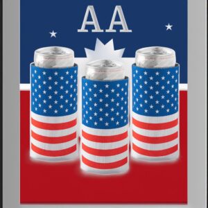USA America Flag Beverage Coolers