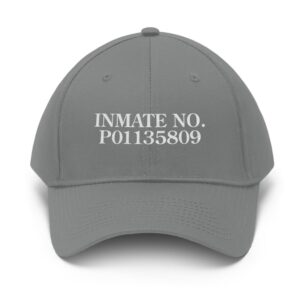Real Donald Trump Inmate Number p01135809 Hat