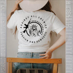 Against All Enemies Unisex T-Shirt, Awakened Patriot, Republican Shirt