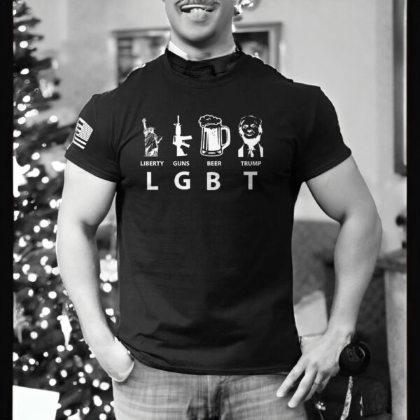 Trump LGBT Liberty Guns Beer Trump Make America Great Again Maga T-shirts