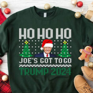 Ho ho ho Joe's Got To Go Trump 2024 Christmas Sweatshirt
