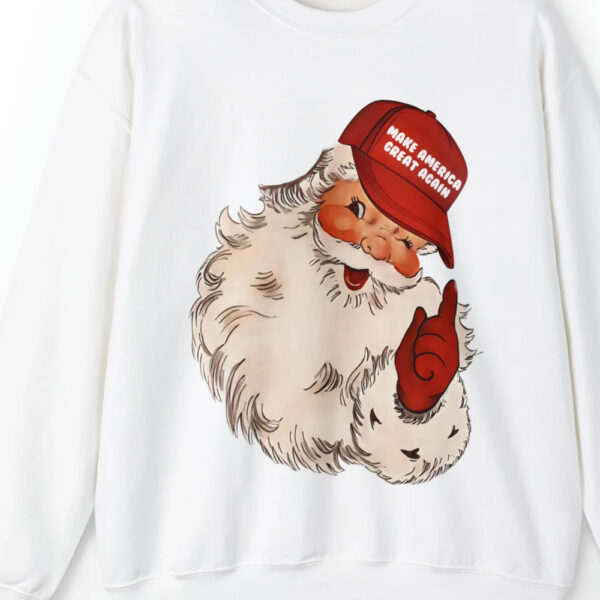 Trump 2024 Christmas Make America Great Santa Hat Shirts