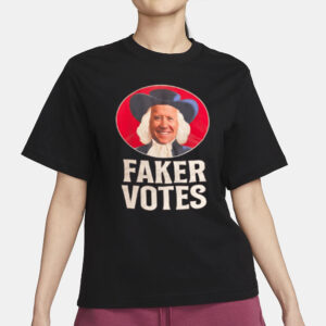 Faker Votes Quaker Biden T-Shirt1