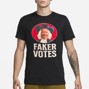 Faker Votes Quaker Biden T-Shirt3