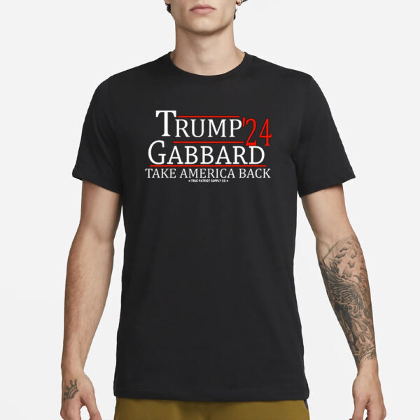 Trump Gabbard 2024 Unisex Classic T Shirt3