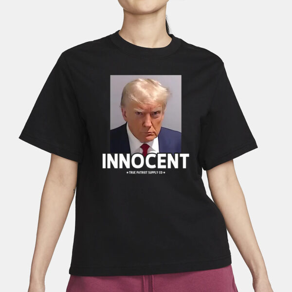 Trump Mugshot Innocent Unisex Classic T Shirt1