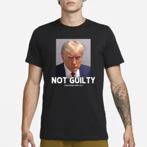 Trump Mugshot NOT GUILTY Unisex Classic T Shirt1