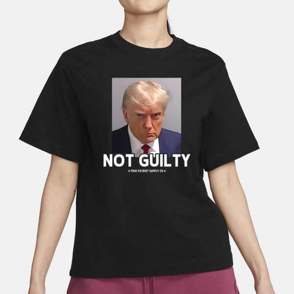 Trump Mugshot NOT GUILTY Unisex Classic T Shirt3