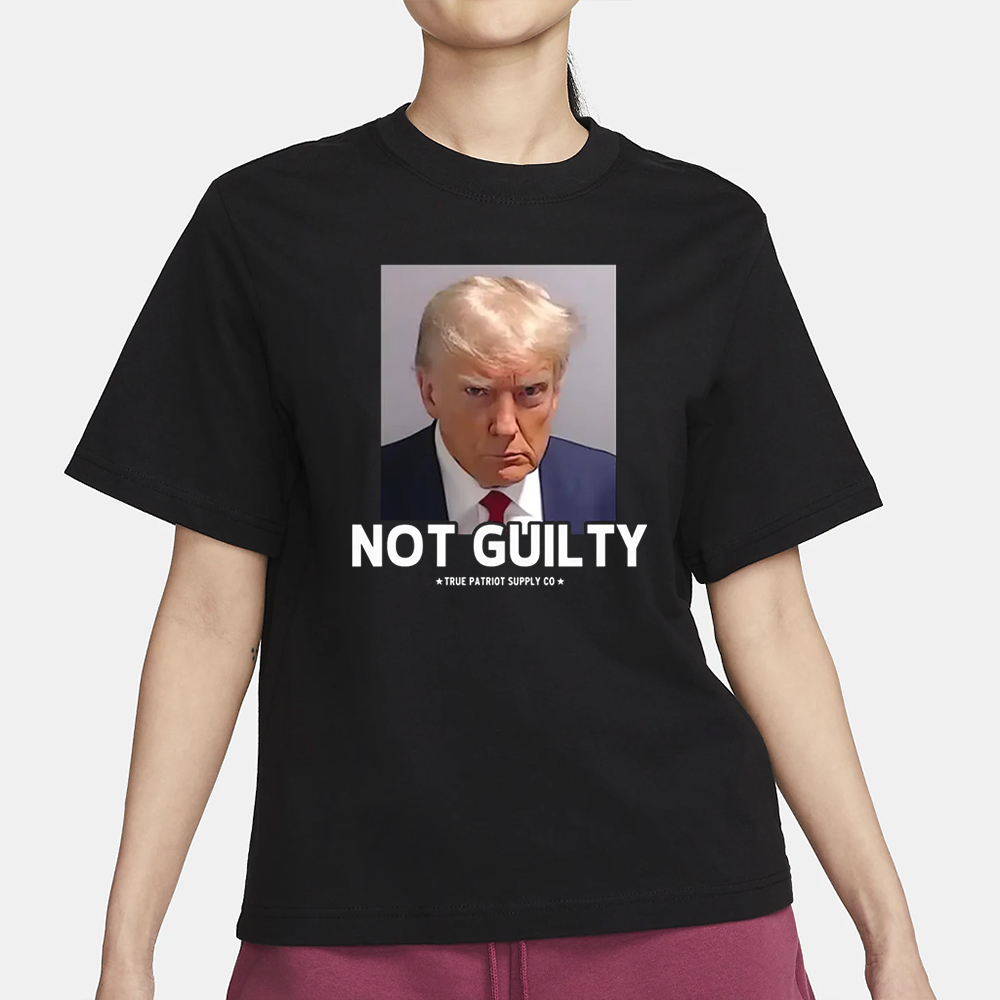 Trump Mugshot NOT GUILTY Unisex Classic T Shirt3