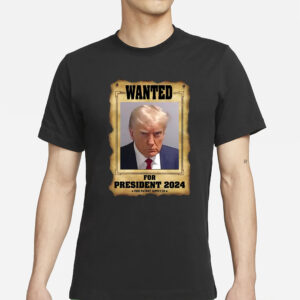 Trump Mugshot Wanted For President 2024 Unisex Classic T Shirt